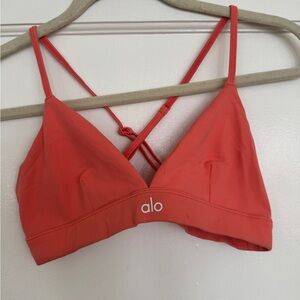 ALO Yoga Women's Vibrant Red Sports Bra